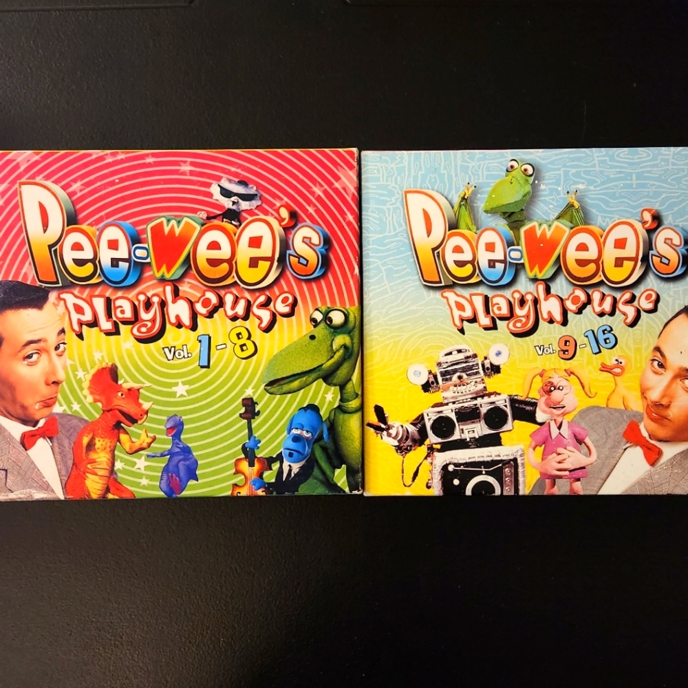 Pee Wee's Playhouse Lot Of 2 Vhs Box Sets Volume 1-16